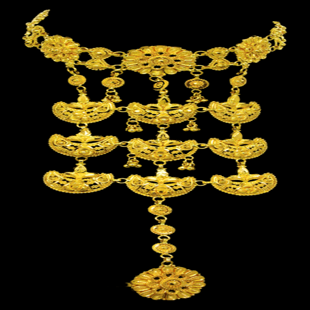 22K Gold Hand Bracelet